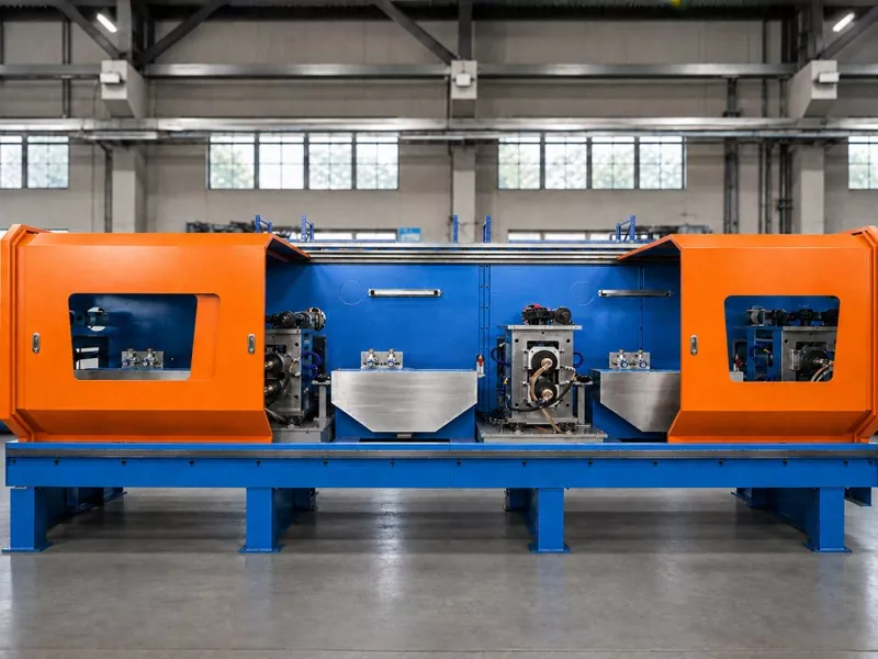 Mokhoa o Kopanetsoeng oa ho Drawing le Rolling Line bakeng sa Precision Copper Flat Wire